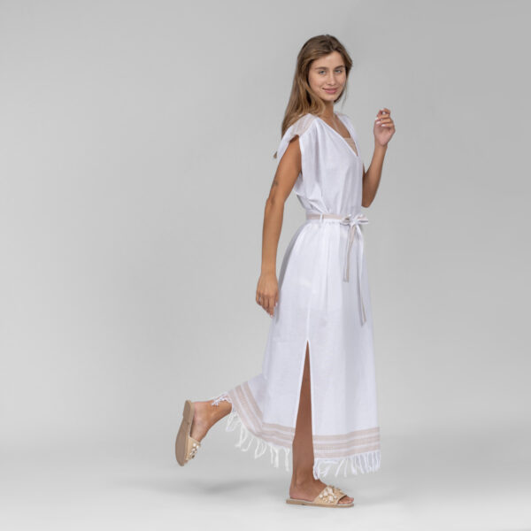 Beach White Coverup - Image 4