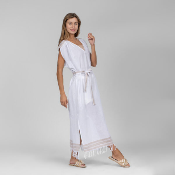 Beach White Coverup - Image 5